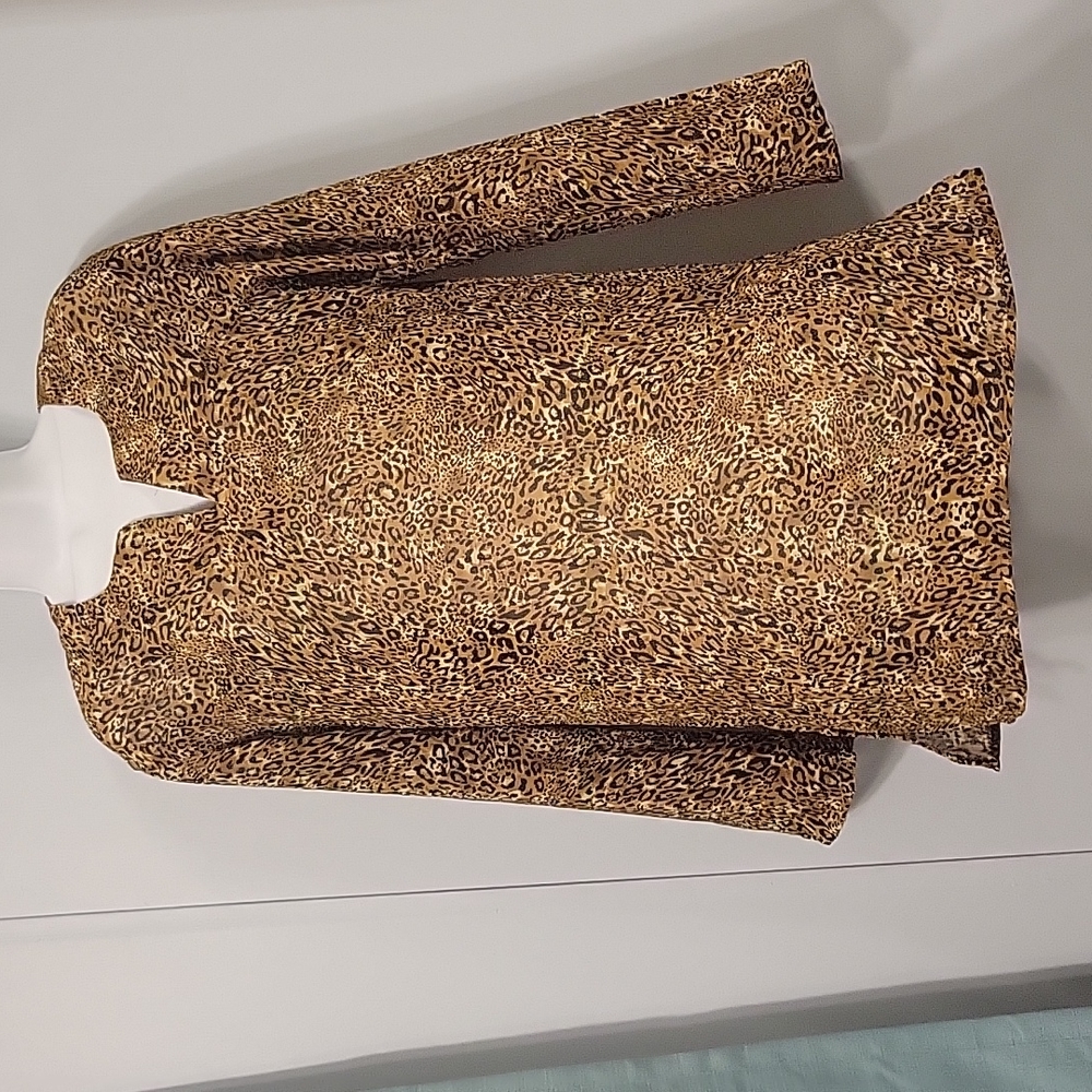 Animal Print Top Long Sleeves Size S Want!